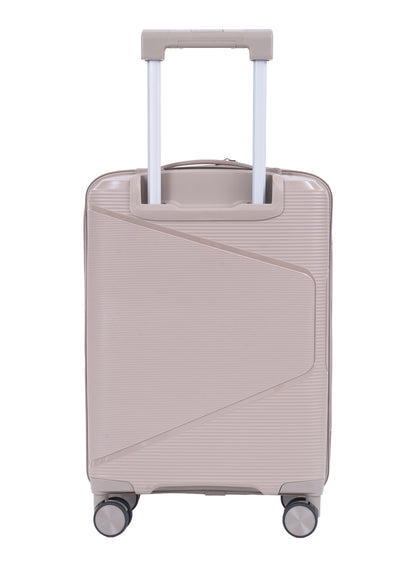 Parajohn PrimeFlex Front Open Cabin Size 20 inches luggage with Premium ABS +Nylon Material- 55 cms carrying 10kg|8 Wheels Hard Sided Trolley