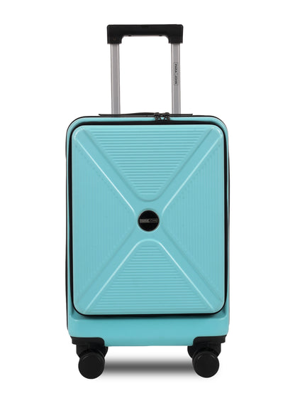 Parajohn Front Open Cabin Size 20 inches luggage with Premium ABS Material- 55 cms carrying 10kg|8 Wheels Hard Sided Trolley