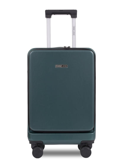 Parajohn Front Open Cabin Size 20 inches luggage with Premium ABS Material- 55 cms carrying 10kg|8 Wheels Hard Sided Trolley