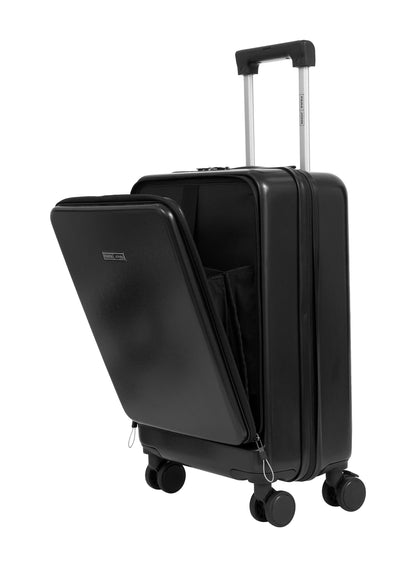 Parajohn Front Open Cabin Size 20 inches luggage with Premium ABS Material- 55 cms carrying 10kg|8 Wheels Hard Sided Trolley
