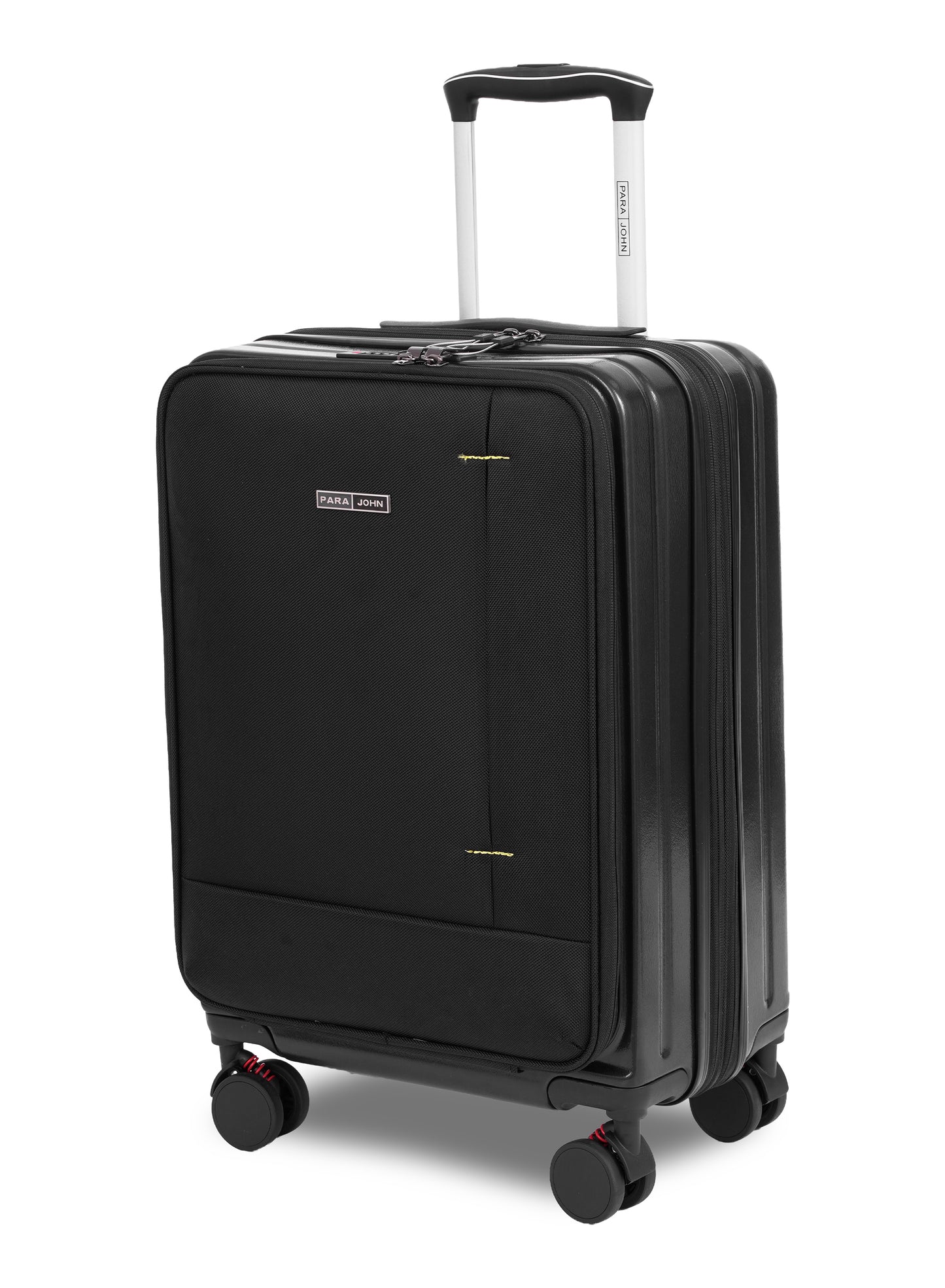 Parajohn Front Open Cabin Size 20 inches luggage with Premium ABS +Nylon Material- 55 cms carrying 10kg|8 Wheels Hard Sided Trolley