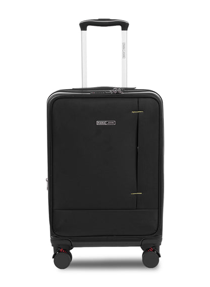 Parajohn Front Open Cabin Size 20 inches luggage with Premium ABS +Nylon Material- 55 cms carrying 10kg|8 Wheels Hard Sided Trolley