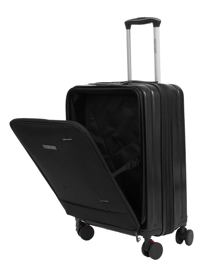 Parajohn Front Open Cabin Size 20 inches luggage with Premium ABS +Nylon Material- 55 cms carrying 10kg|8 Wheels Hard Sided Trolley