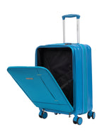 Parajohn Front Open Cabin Size 20 inches luggage with Premium ABS +Nylon Material- 55 cms carrying 10kg|8 Wheels Hard Sided Trolley  PARAJOHN UAE