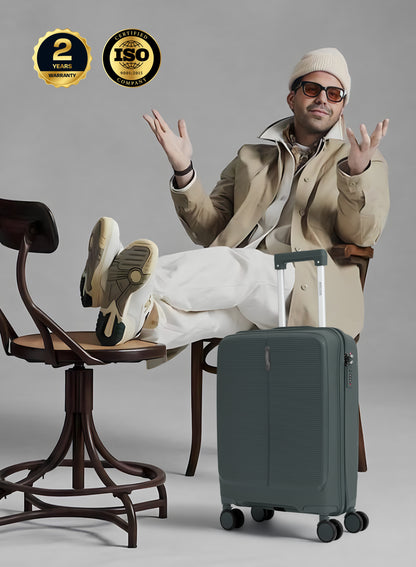 Parajohn Torvio 1 Piece 20 inches Cabin Size Polypropylene Luggage Trolley 55cm