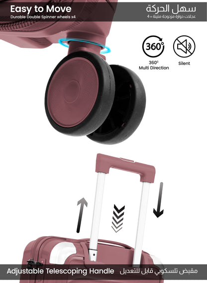 Parajohn Boltrix 1 Piece Cabin Size 20 inches Polypropylene Luggage Trolley 55cm