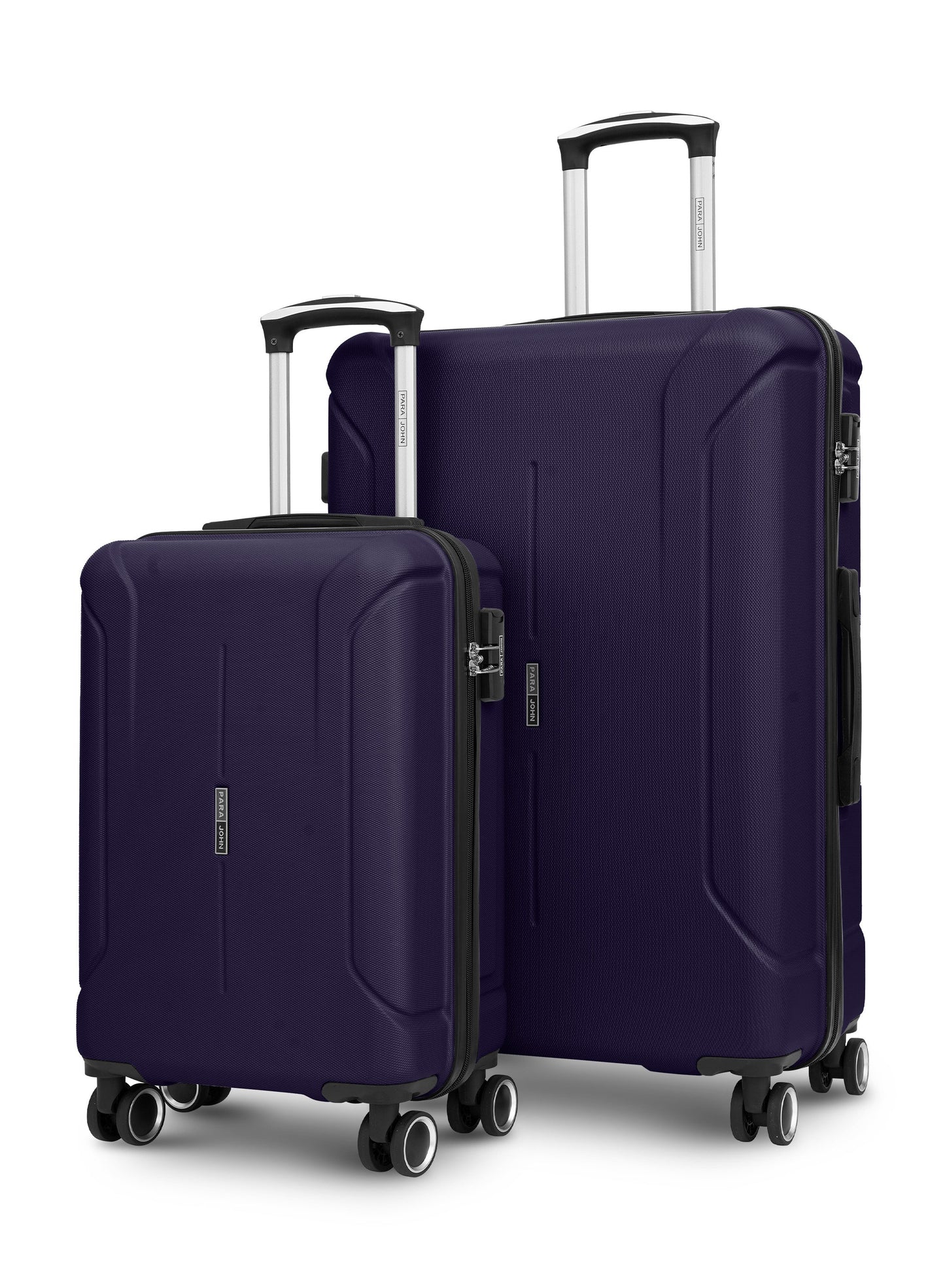 Parajohn Crista Series Set of 2 Luggage | Lightweight Small 10KG & Large 30KG ABS 8 Wheels Trolley Hardsided Travel Suitcase PARA JOHN