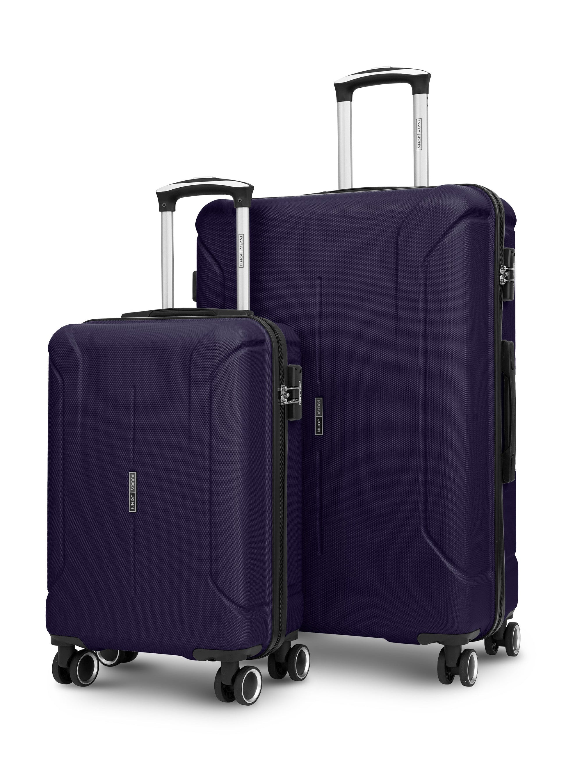 Parajohn Crista Series Set of 2 Luggage | Lightweight Small 10KG & Large 30KG ABS 8 Wheels Trolley Hardsided Travel Suitcase PARA JOHN