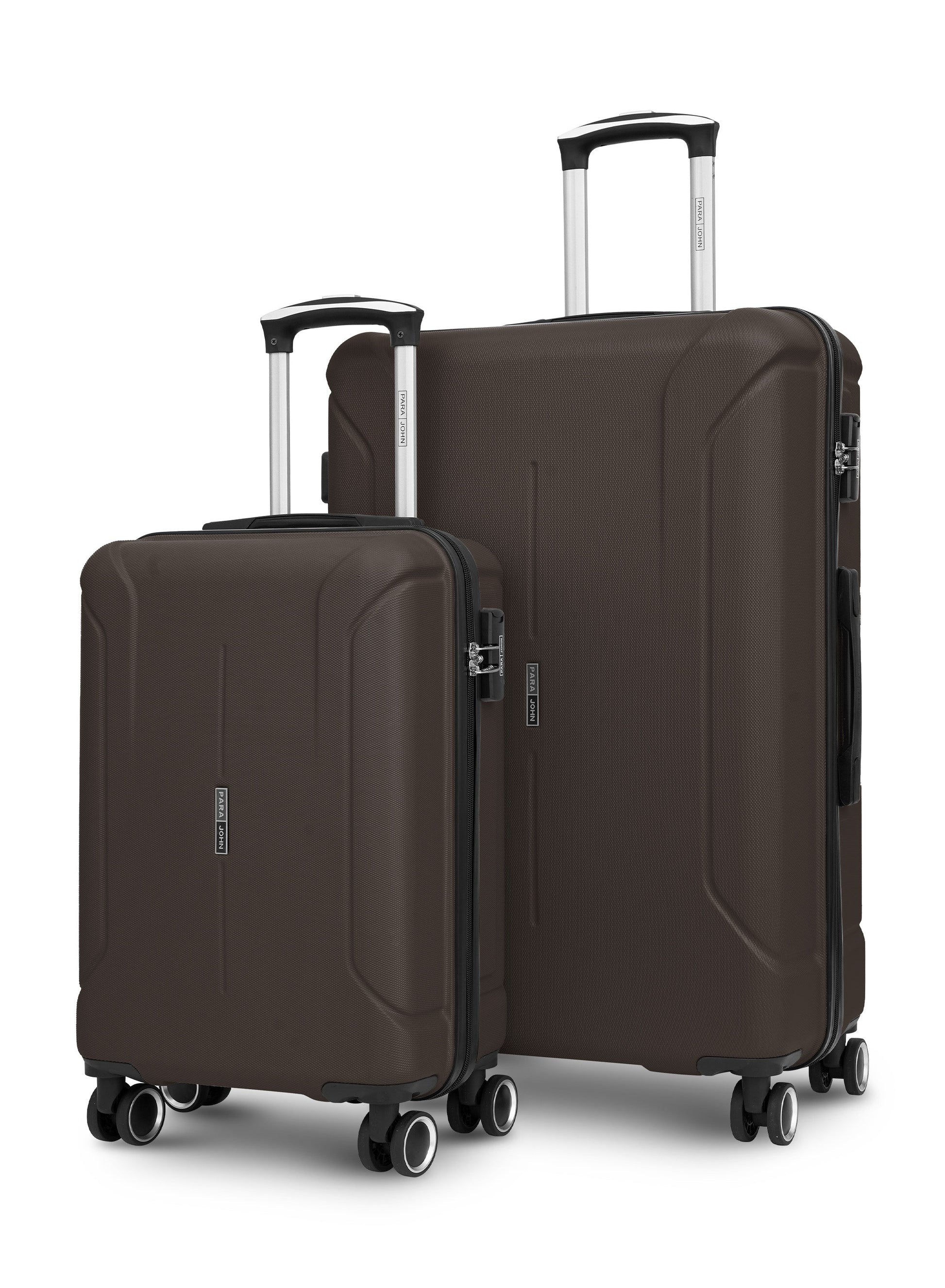 Parajohn Crista Series Set of 2 Luggage | Lightweight Small 10KG & Large 30KG ABS 8 Wheels Trolley Hardsided Travel Suitcase PARA JOHN