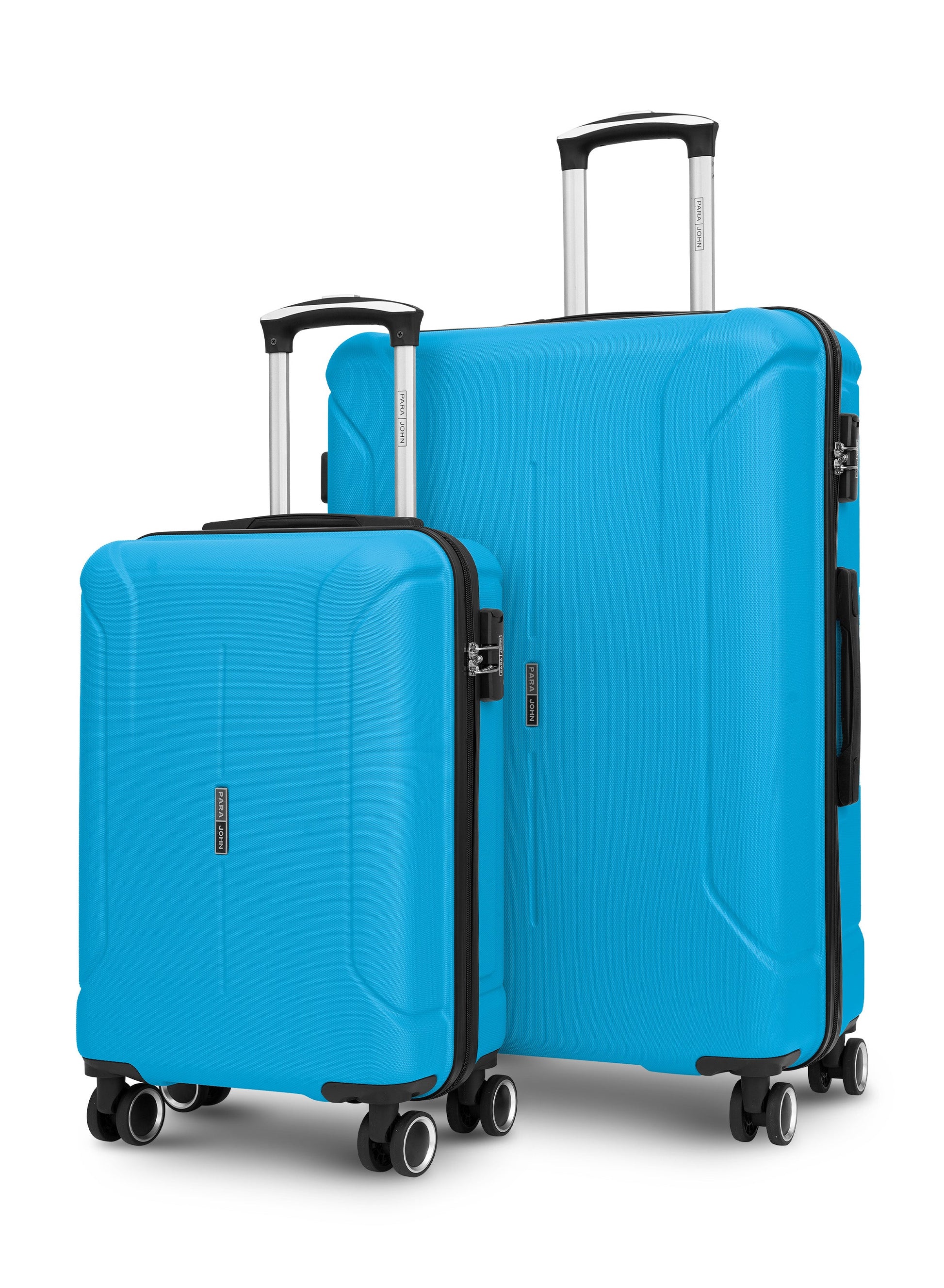 Parajohn Crista Series Set of 2 Luggage | Lightweight Small 10KG & Large 30KG ABS 8 Wheels Trolley Hardsided Travel Suitcase PARA JOHN
