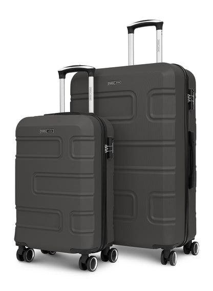 Parajohn Brickbox Series Set of 2 Luggage | Lightweight Small 10KG & Large 30KG ABS 8 Wheels Trolley Hardsided Travel Suitcase PARA JOHN