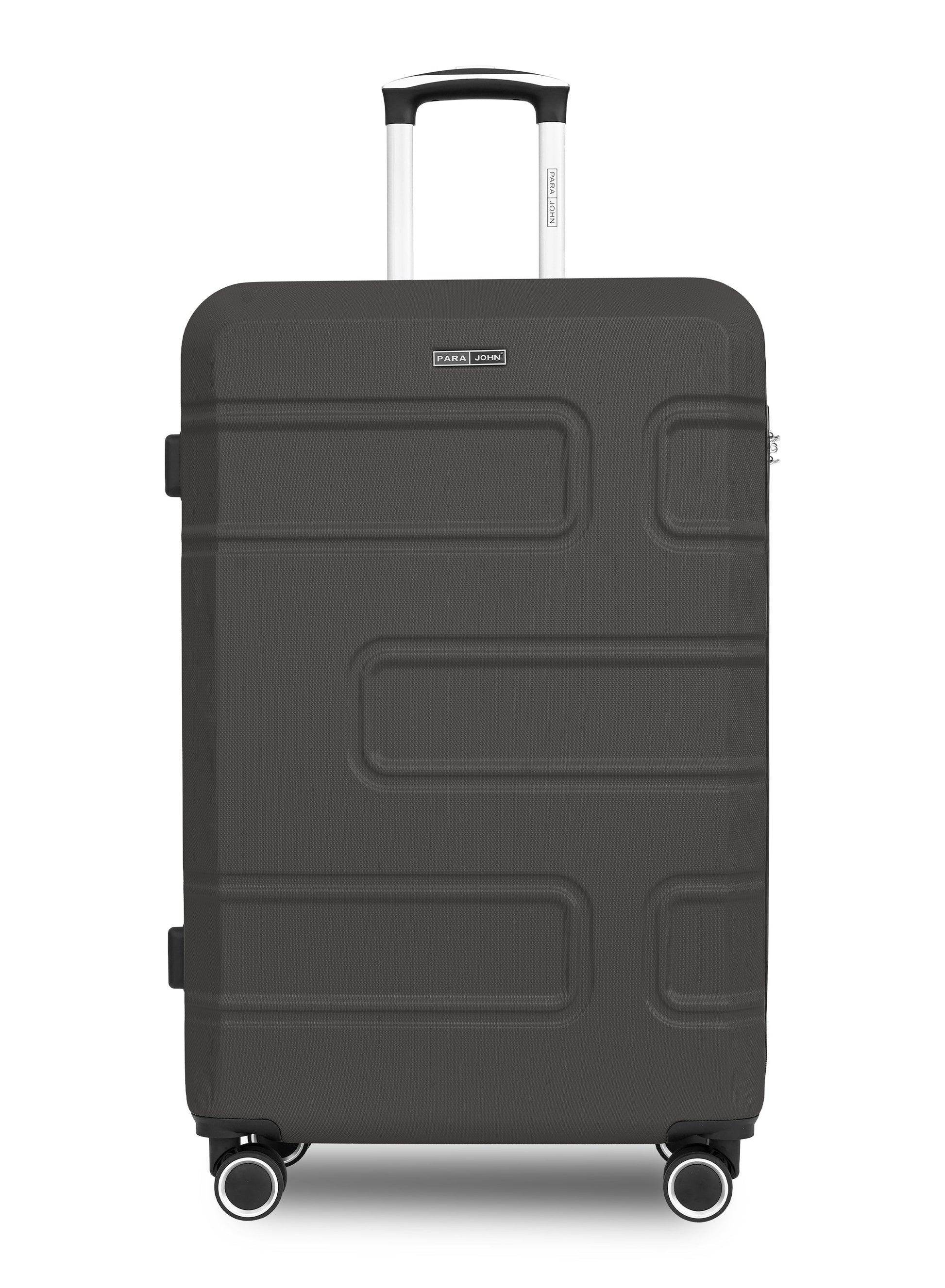 Parajohn Brickbox Series Set of 2 Luggage | Lightweight Small 10KG & Large 30KG ABS 8 Wheels Trolley Hardsided Travel Suitcase PARA JOHN