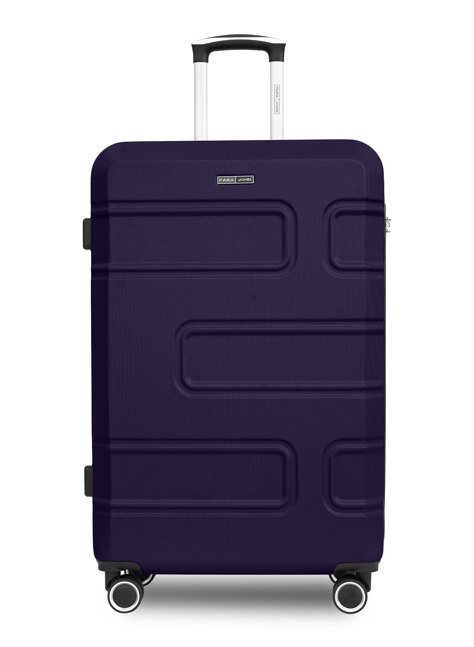 Parajohn Brickbox Series Set of 2 Luggage | Lightweight Small 10KG & Large 30KG ABS 8 Wheels Trolley Hardsided Travel Suitcase PARA JOHN