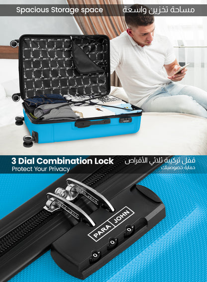 Crista 20 inch 8 Wheels Small 10 KG Cabin Size ABS Hard Side Luggage Trolley