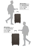 Parajohn Crista Series Set of 2 Luggage | Lightweight Small 10KG & Large 30KG ABS 8 Wheels Trolley Hardsided Travel Suitcase  PARAJOHN UAE