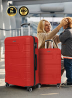 Parajohn Brickbox 20" Small Cabin Luggage – 8-Wheel ABS Hard-Sided Trolley, Lightweight 10KG Travel Suitcase for Easy Mobility  PARAJOHN UAE