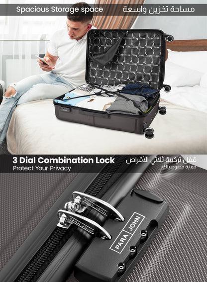 Parajohn Armorix 20 inch 8 Wheels Small 10 KG Cabin Size ABS Hard Side Luggage Trolley