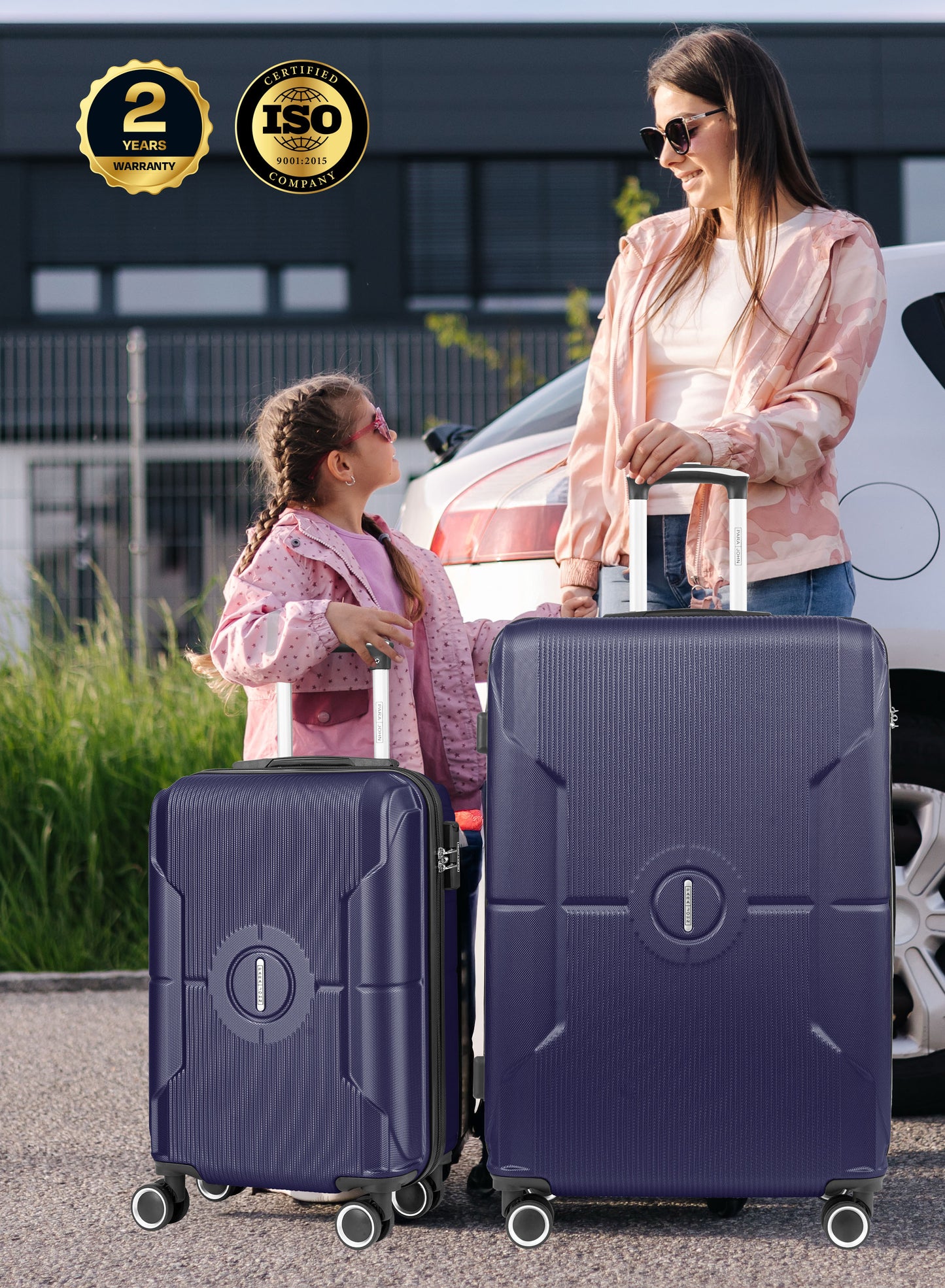 Parajohn Armorix 20 inch 8 Wheels Small 10 KG Cabin Size ABS Hard Side Luggage Trolley