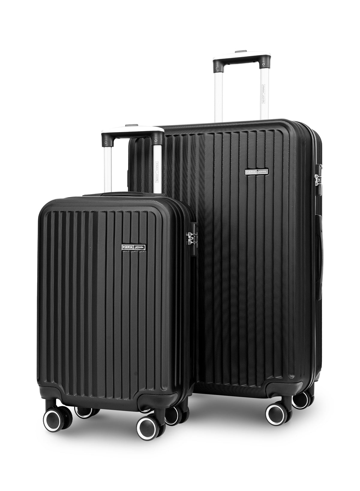 Parajohn VERTEX Series Set of 2 Luggage | Lightweight Small 10KG & Large 30KG ABS 8 Wheels Trolley Hardsided Travel Suitcase  PARAJOHN UAE