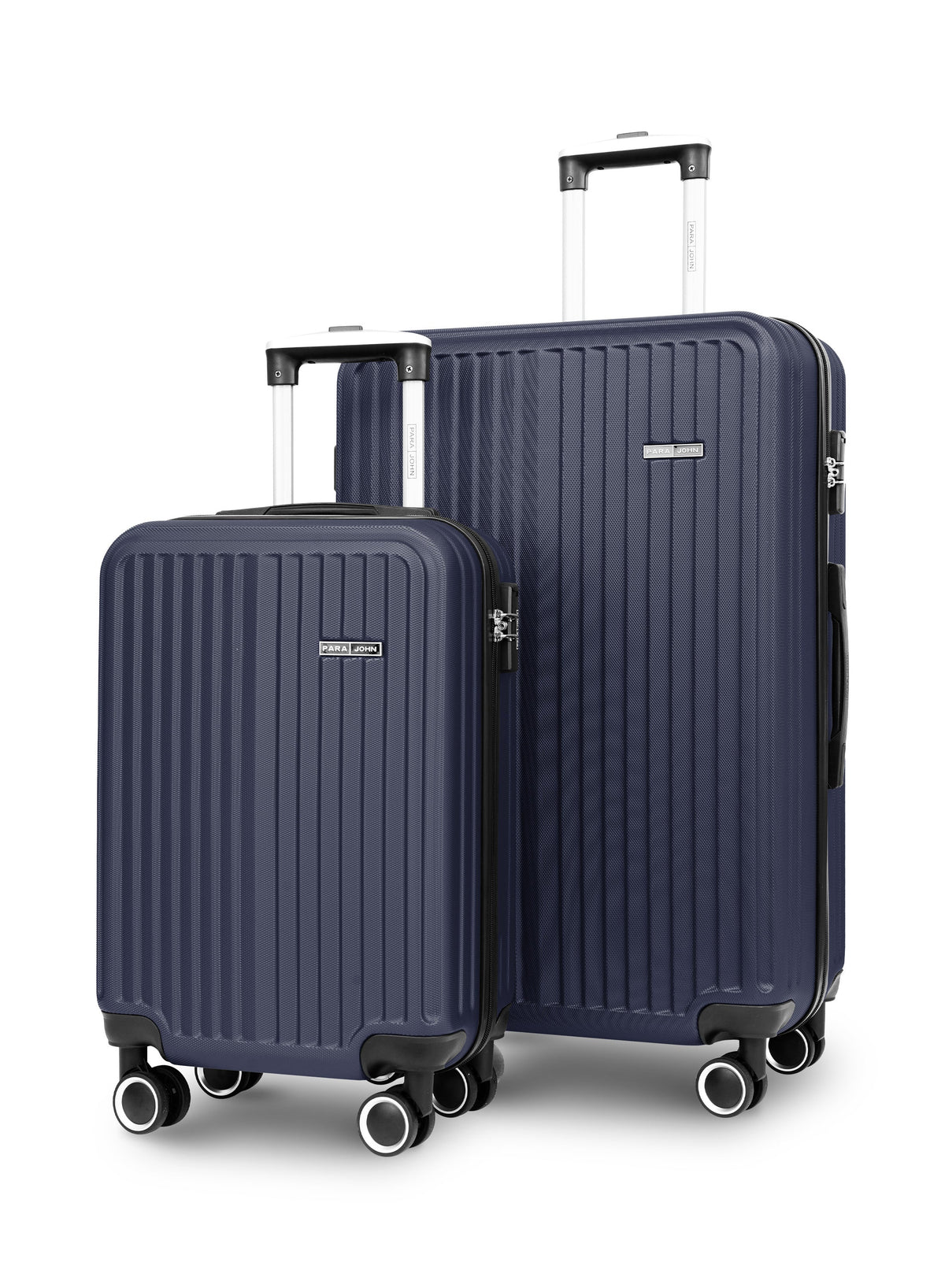 Parajohn VERTEX Series Set of 2 Luggage | Lightweight Small 10KG & Large 30KG ABS 8 Wheels Trolley Hardsided Travel Suitcase  PARAJOHN UAE