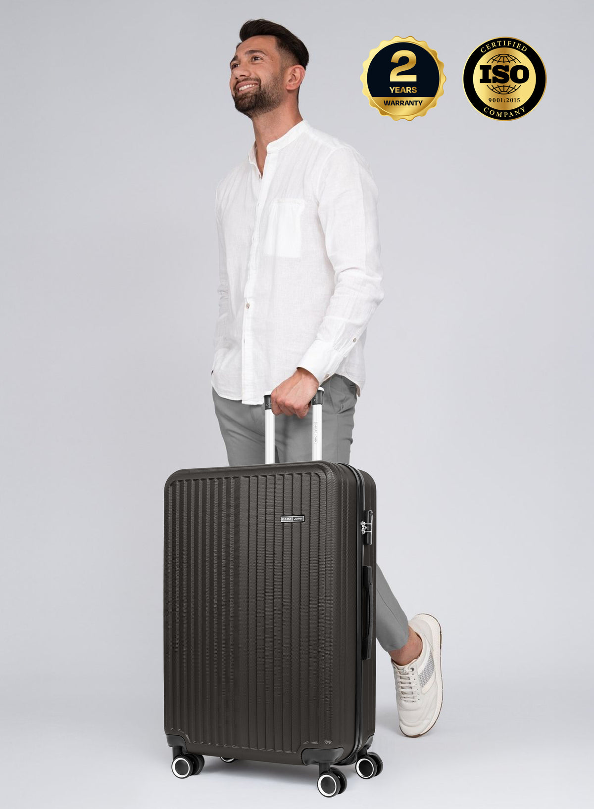 Parajohn Vertex Series 20" Cabin ABS Luggage | 10KG 8-Wheel Suitcase