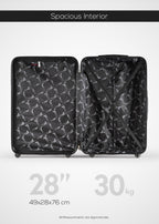 VERTEX Series 1 Piece Durable Lightweight Large 28 inches Carrying 30KG Material-ABS 4 Wheels Hard sided Travel Suitcase  PARAJOHN UAE