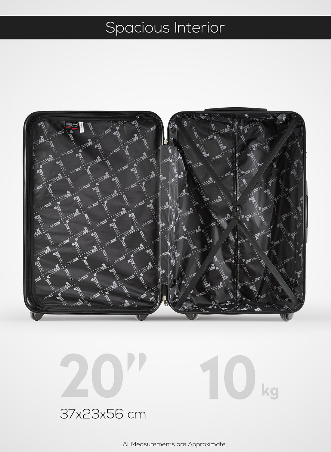 VERTEX Series 1 Piece Durable Lightweight Large 28 inches Carrying 30KG Material-ABS 4 Wheels Hard sided Travel Suitcase  PARAJOHN UAE