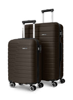 Parajohn POPGLIDE Series Set of 2 Luggage | Lightweight Small 10KG & Large 30KG ABS 8 Wheels Trolley Hardsided Travel Suitcase  PARAJOHN UAE