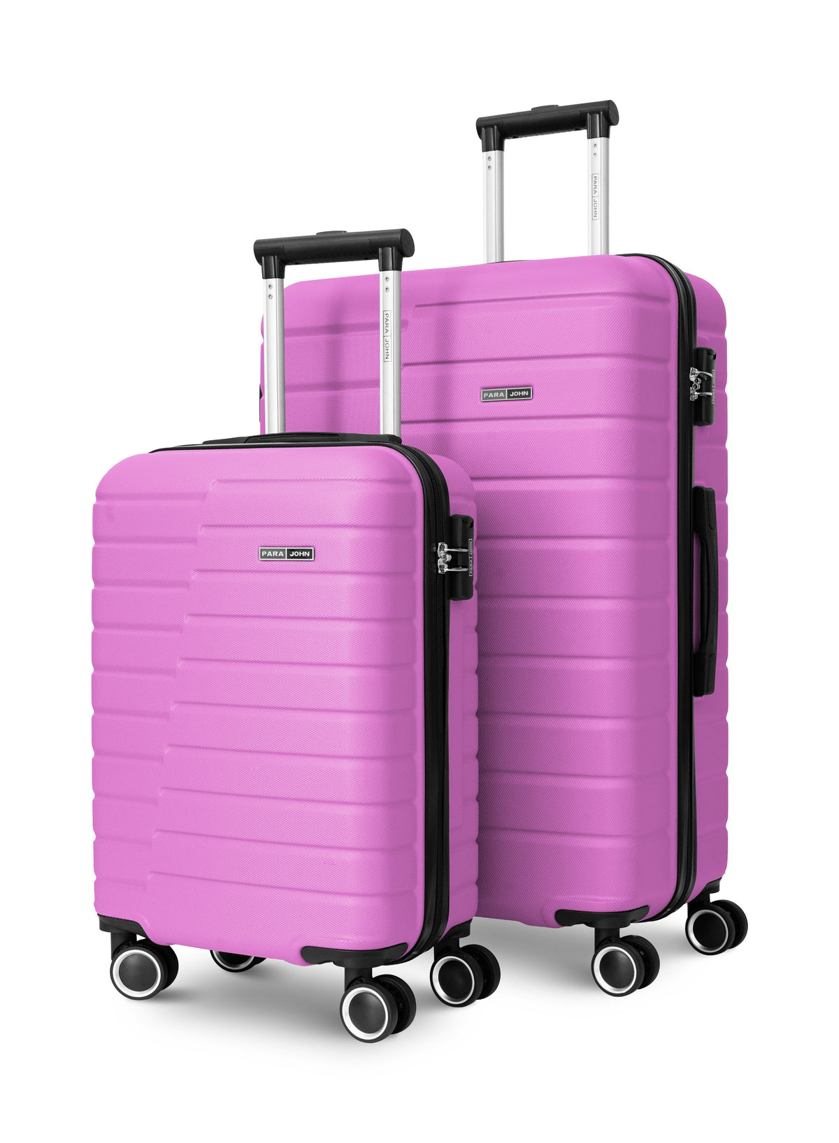 Parajohn POPGLIDE Series Set of 2 Luggage | Lightweight Small 10KG & Large 30KG ABS 8 Wheels Trolley Hardsided Travel Suitcase  PARAJOHN UAE