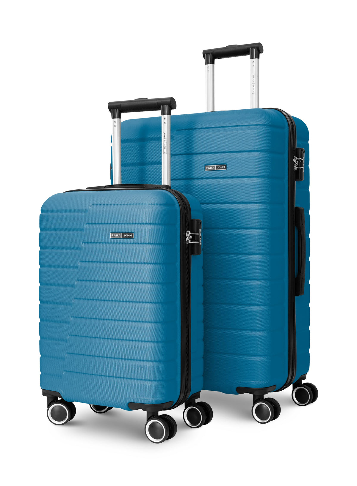 Parajohn POPGLIDE Series Set of 2 Luggage | Lightweight Small 10KG & Large 30KG ABS 8 Wheels Trolley Hardsided Travel Suitcase  PARAJOHN UAE