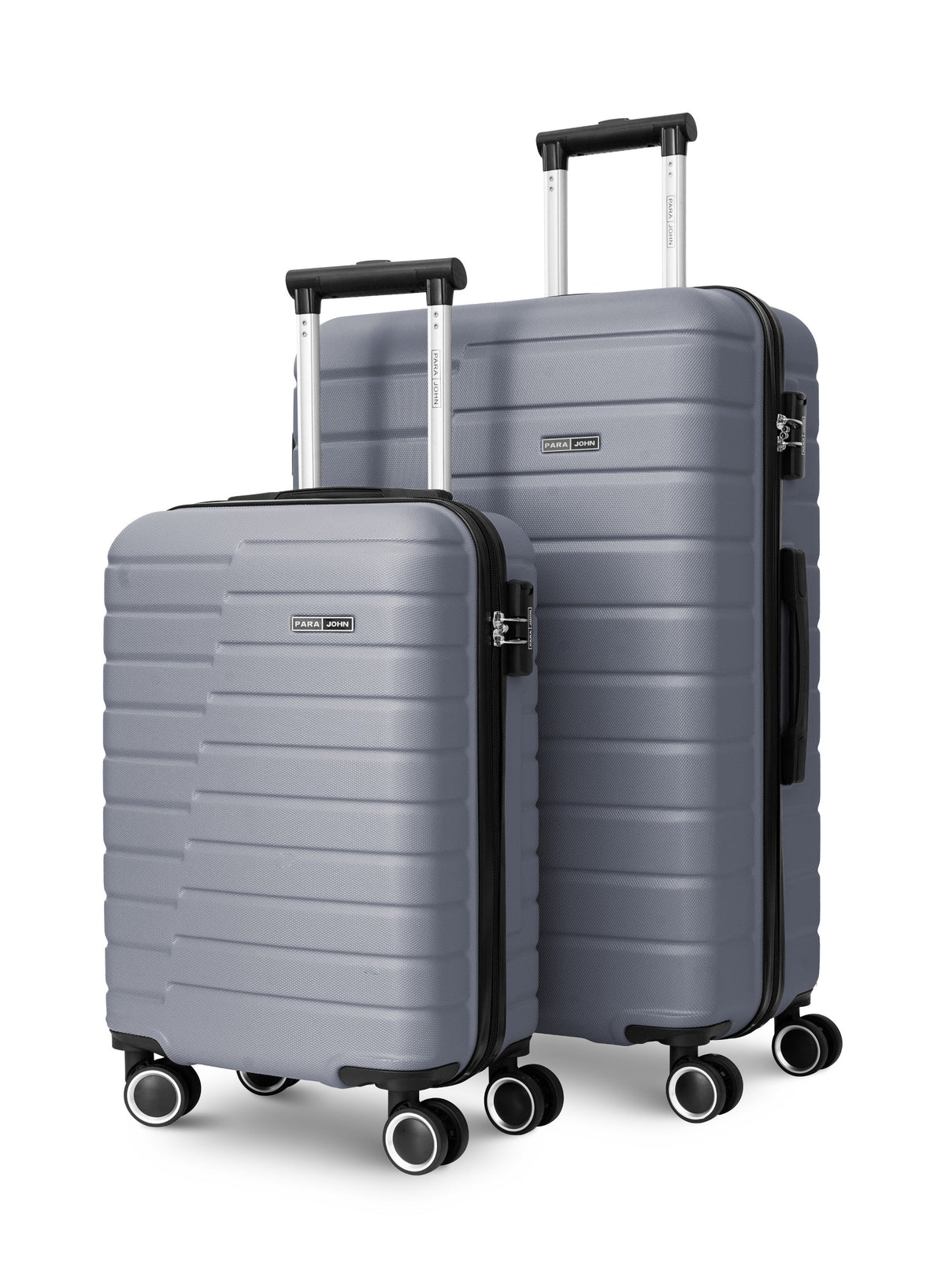 Parajohn POPGLIDE Series Set of 2 Luggage | Lightweight Small 10KG & Large 30KG ABS 8 Wheels Trolley Hardsided Travel Suitcase  PARAJOHN UAE