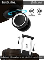 POPGLIDE Series 1 Piece Durable Lightweight Large 28 inches Carrying 30KG Material-ABS 8 Wheels Hard sided Travel Suitcase  PARAJOHN UAE