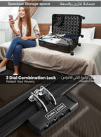 POPGLIDE Series 1 Piece Durable Lightweight Large 28 inches Carrying 30KG Material-ABS 8 Wheels Hard sided Travel Suitcase  PARAJOHN UAE