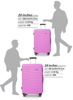 POPGLIDE Series 1 Piece Durable Lightweight Large 28 inches Carrying 30KG Material-ABS 8 Wheels Hard sided Travel Suitcase  PARAJOHN UAE