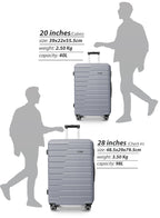 POPGLIDE Series 1 Piece Durable Lightweight Large 28 inches Carrying 30KG Material-ABS 8 Wheels Hard sided Travel Suitcase  PARAJOHN UAE