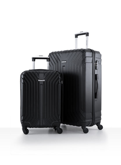 Noir 2 Pieces Hard Side Luggage Set