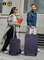 Parajohn Noir Series Set of 2 Luggage | Lightweight Small 10KG & Large 30KG ABS 8 Wheels Trolley Hardsided Travel Suitcase  PARAJOHN UAE