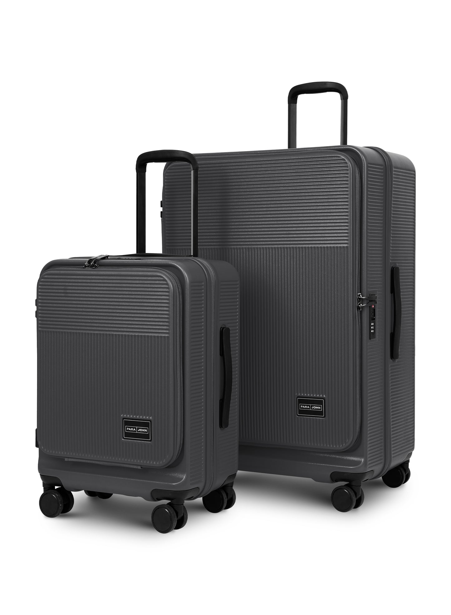 Parajohn FRONTARA Series Set of 2 Front Open ABS + Polycarbonate 20KG+30KG  Premium Luggage Set