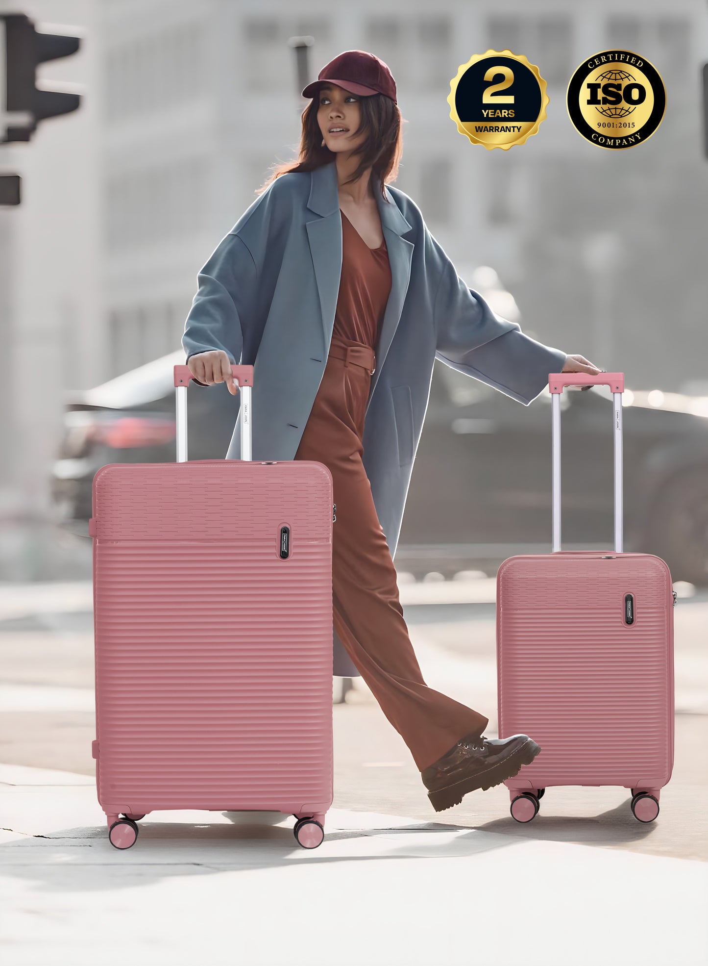 Parajohn Skyline Series Set of 2 Polypropylene 10KG+30KG  Premium Luggage Set