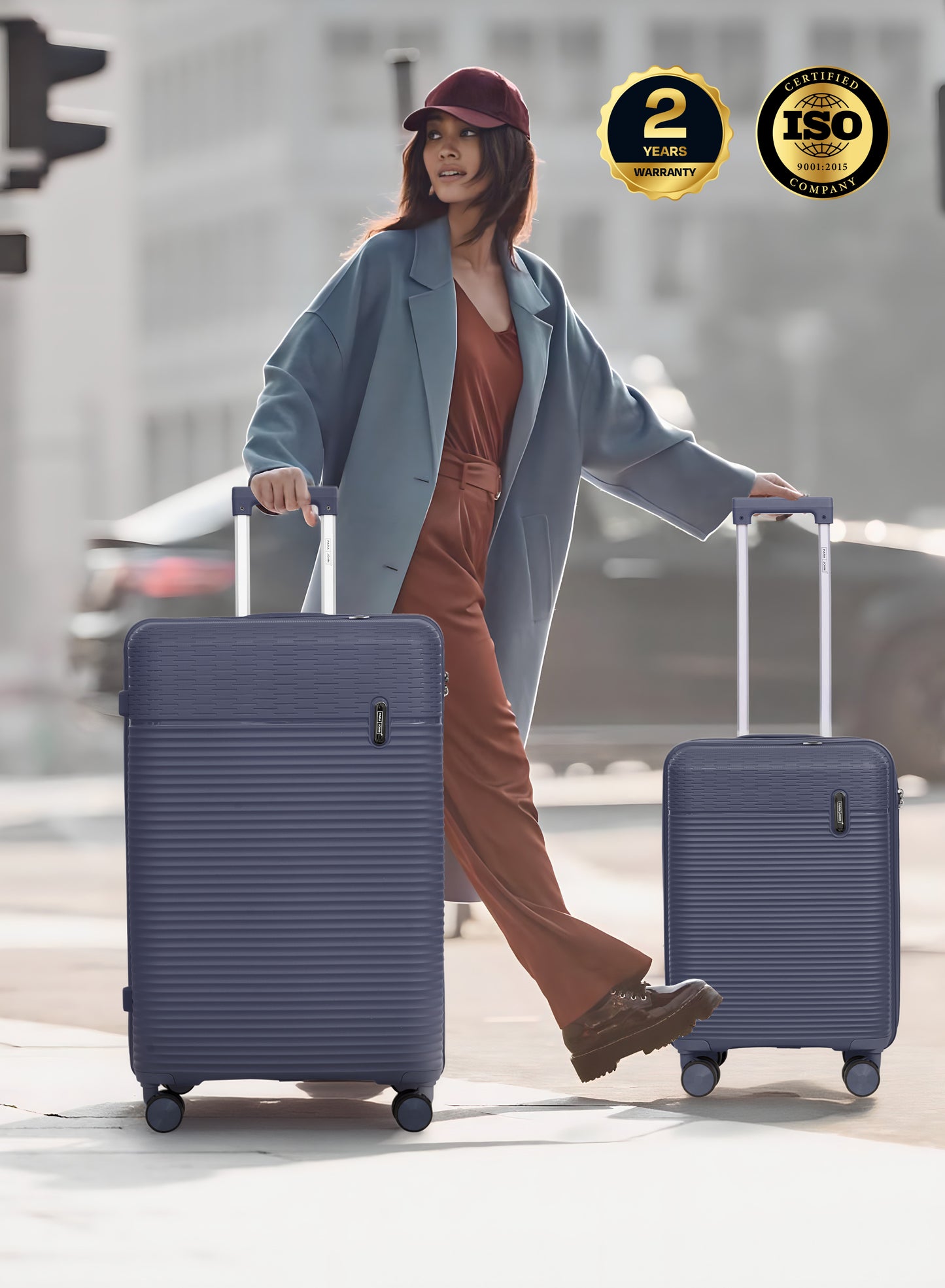 Parajohn Skyline Series Set of 2 Polypropylene 10KG+30KG  Premium Luggage Set