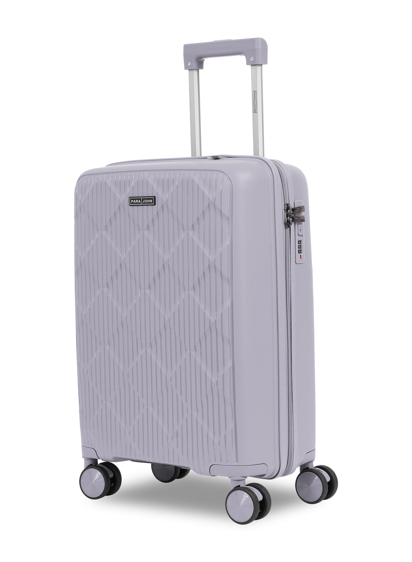 Parajohn CarryX Series Set of 2 Luggage| Small 10KG & Large 30KG Polypropylene 8 Wheel Trolley Hardsided Travel Suitcase