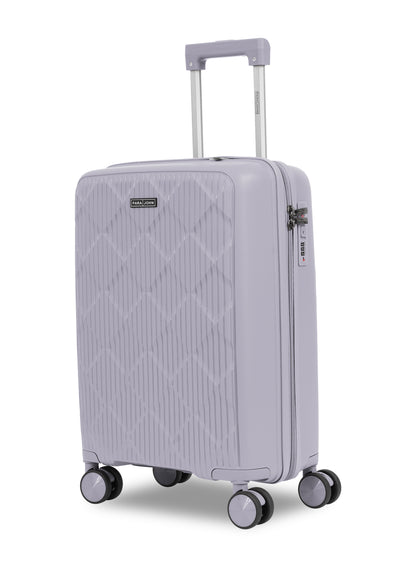 Parajohn CarryX Series Set of 2 Luggage| Small 10KG & Large 30KG Polypropylene 8 Wheel Trolley Hardsided Travel Suitcase