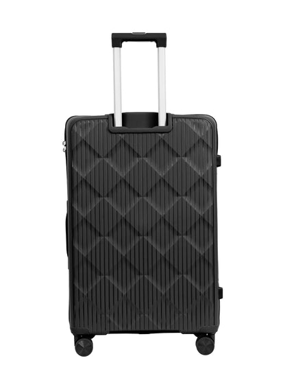 Parajohn CarryX Series Set of 2 Luggage| Small 10KG & Large 30KG Polypropylene 8 Wheel Trolley Hardsided Travel Suitcase