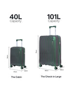 Parajohn ARMOUR - Colour-Shift PP Luggage Set of 2  PARAJOHN UAE