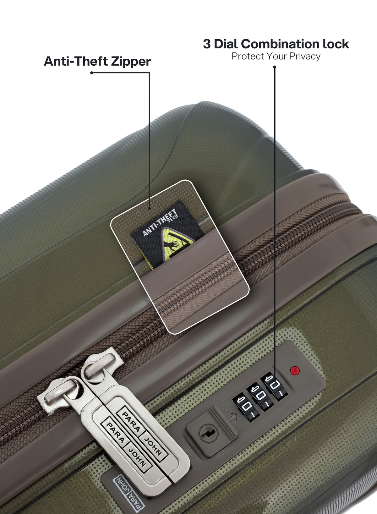 Parajohn ARMOUR - Colour-Shift PP Luggage Set of 2  PARAJOHN UAE