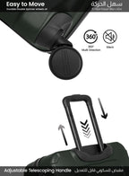 Parajohn BOLTARA 2-Piece ABS Luggage Set | 20” Cabin & 28” Check-In Suitcase with 8 Wheels, Anti-Theft Zipper & 3-Dial Combination Lock  PARAJOHN UAE