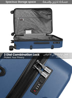 Parajohn BOLTARA 2-Piece ABS Luggage Set | 20” Cabin & 28” Check-In Suitcase with 8 Wheels, Anti-Theft Zipper & 3-Dial Combination Lock  PARAJOHN UAE