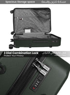 Parajohn BOLTARA 2-Piece ABS Luggage Set | 20” Cabin & 28” Check-In Suitcase with 8 Wheels, Anti-Theft Zipper & 3-Dial Combination Lock  PARAJOHN UAE
