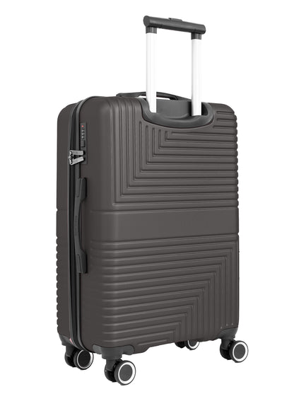 Parajohn Geoflex 3 Piece Lightweight ABS 20, 24 & 28 inches 8 Wheels Luggage Set + Free Backpack