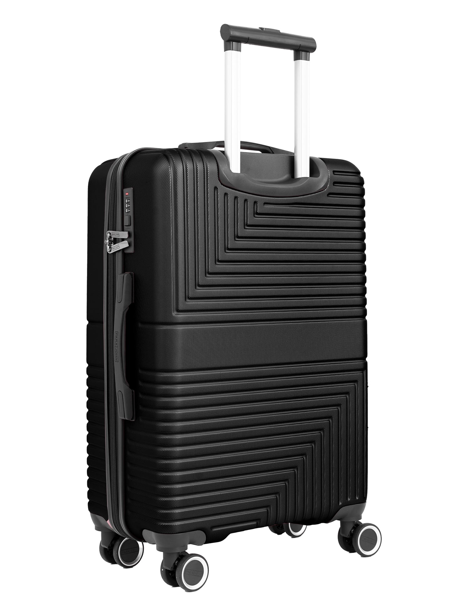 Parajohn Geoflex 3 Piece Lightweight ABS 20, 24 & 28 inches 8 Wheels Luggage Set + Free Backpack